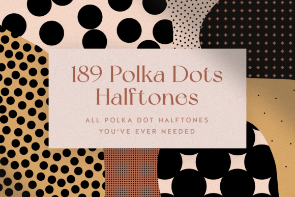 189 Polka Dot Halftone Patterns: A Comprehensive Design Resource