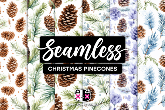 Christmas Pinecones Seamless Patterns: A Creative Powerhouse for Designers and Entrepreneurs