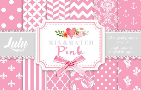 Exploring the Versatility of Mix and Match Pink Patterns in Digital Design