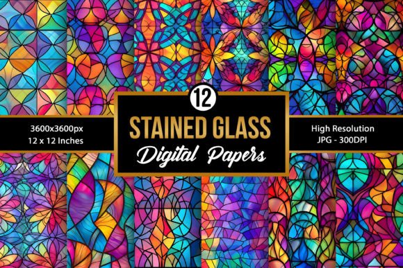 Exploring the Versatility of Stained Glass Digital Paper Patterns