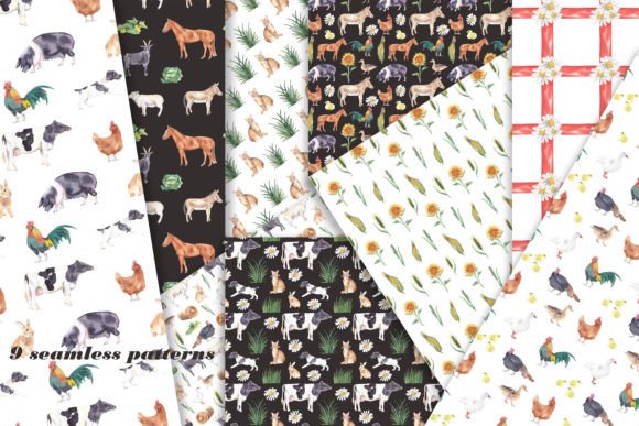 Farm Animals Seamless Patterns Jpg Paper: A Comprehensive Overview