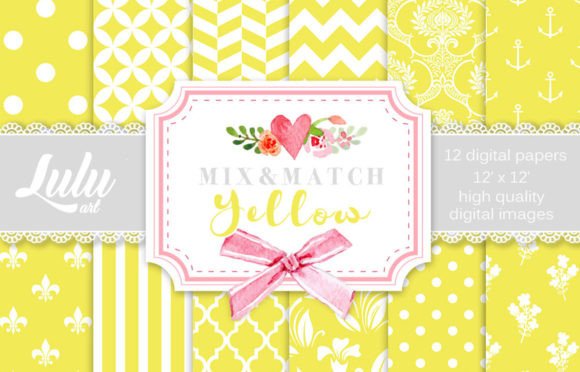Mix and Match Yellow Patterns
