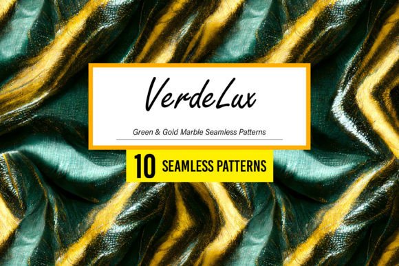 VerdeLux - Green Gold Marble Patterns: A Creative Revolution in Design